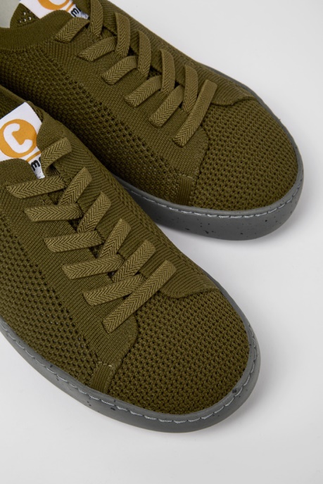 Camper AU Design Peu Touring Green Recycled Pet Sneakers For Men