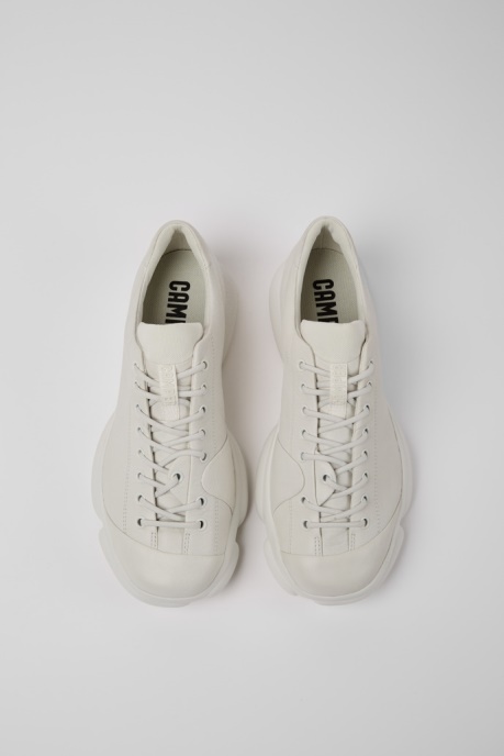 Camper AU Design Karst White Leather Shoes For Men