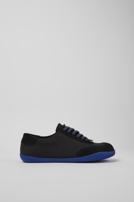 Camper AU Peu Black Recycled Pet And Nubuck Shoes For Men New Arrivals