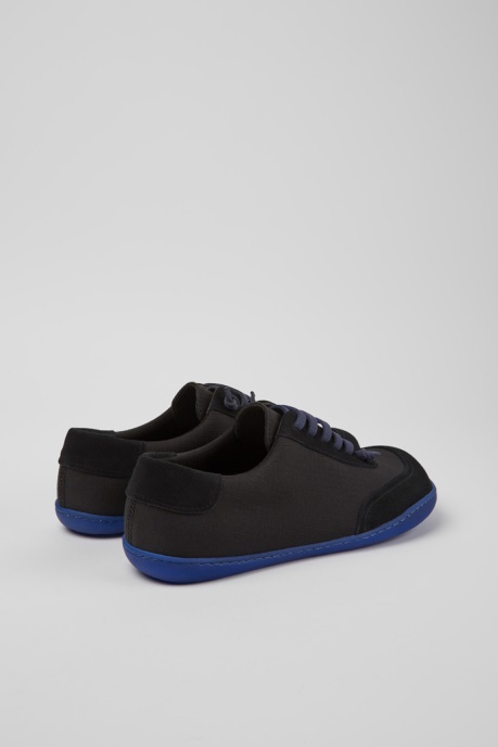 Camper AU Peu Black Recycled Pet And Nubuck Shoes For Men New Arrivals