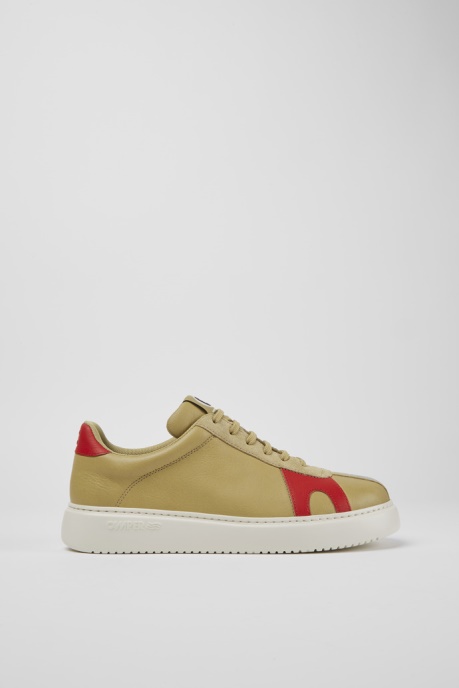 Camper AU Runner K21 Beige Suede And Leather Sneakers New Arrivals