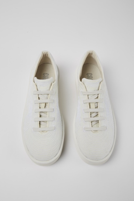 Courb Tencel White Sneakers For Men Camper AU New Arrivals