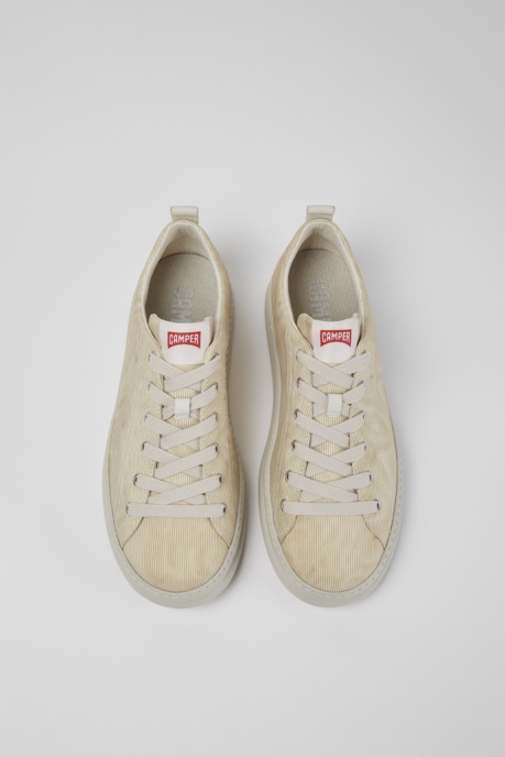 Camper AU Twins Beige Printed Sneakers New Arrivals