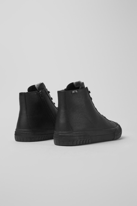 Exclusive Camper AU Camaleon Black Leather Boots For Men