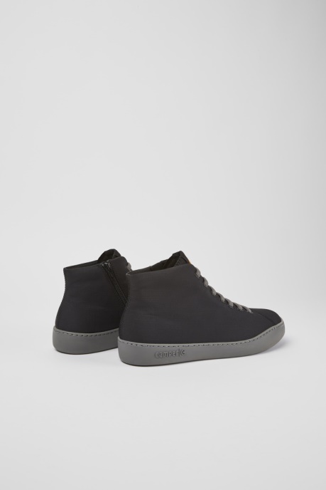 Peu Touring Black Textile Ankle Boots For Men Camper AU New Arrivals