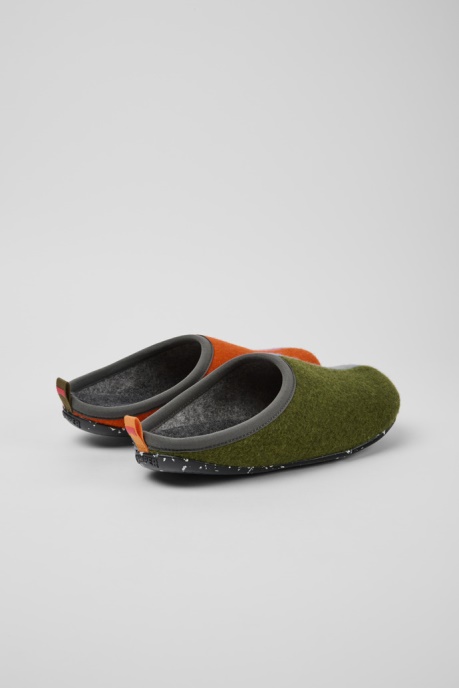 Design Twins Multicolored Wool Men's Slippers Camper AU