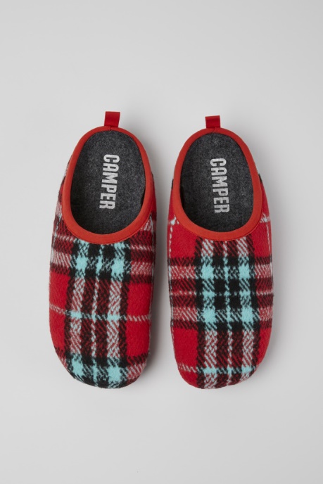 Wabi Printed Recycled Cotton Men's Slippers Camper AU New Arrivals