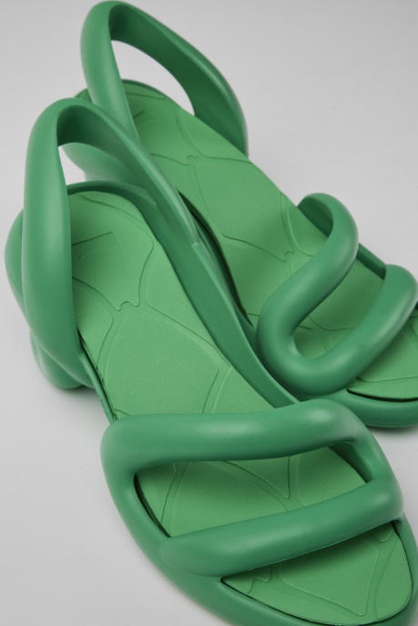 Camper AU Kobarah Green Unisex Sandals New Arrivals