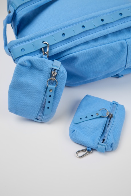 Ado Blue Recycled Cotton Backpack Camper AU New Arrivals