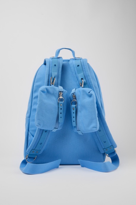 Ado Blue Recycled Cotton Backpack Camper AU New Arrivals