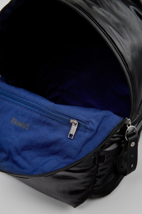 Design Ado Black Recycled Nylon Backpack Camper AU