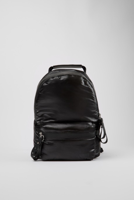 Design Ado Black Recycled Nylon Backpack Camper AU