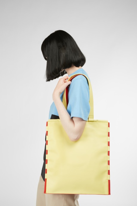 Camper AU Tie Bags Red And Yellow Flat Tote Bag New Arrivals