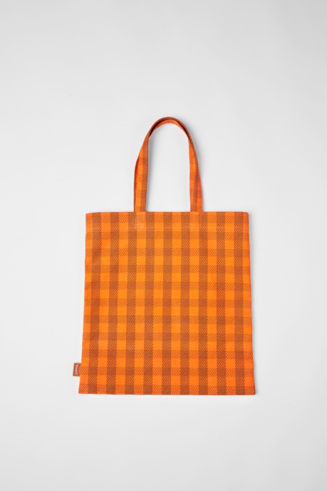 Camper AU Design Conmigo Orange And Beige Tote Bag