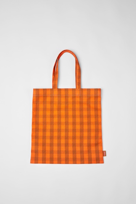 Camper AU Design Conmigo Orange And Beige Tote Bag