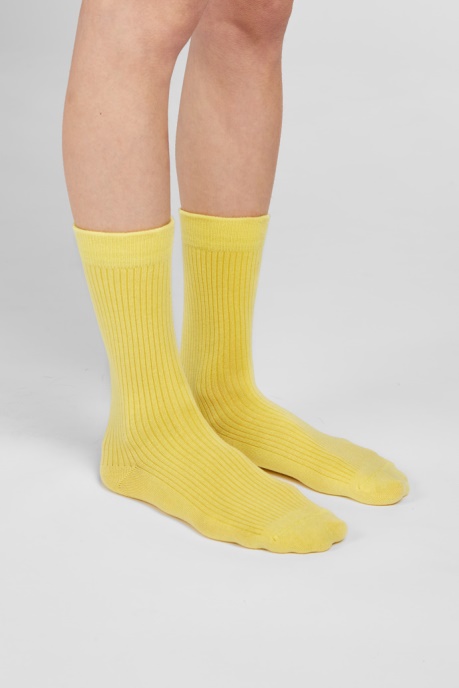 Camper AU Design Calma Socks Yellow Socks With Pyratex