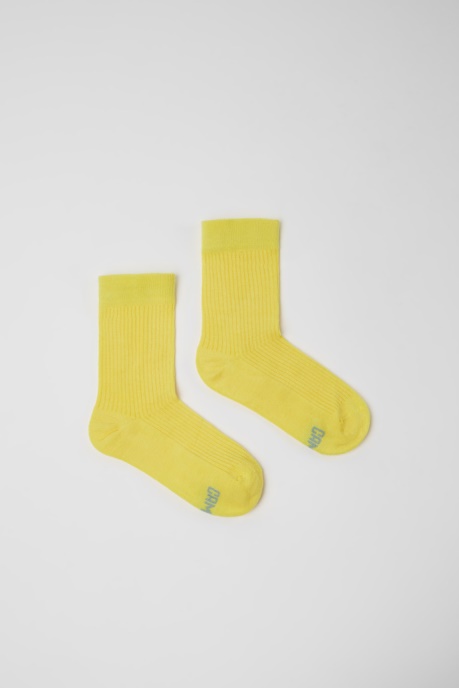 Camper AU Design Calma Socks Yellow Socks With Pyratex