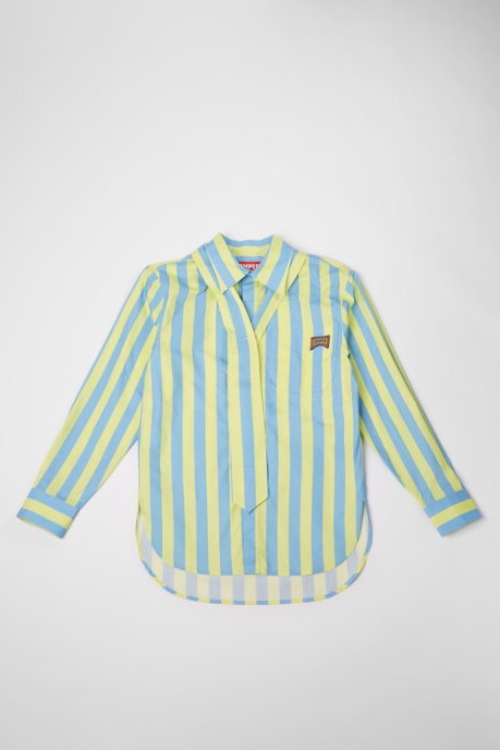 Exclusive Camper AU Shirt Blue And Yellow Striped Unisex Shirt