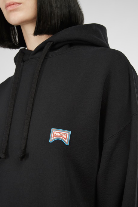 Hoodie Black And Orange Printed Unisex Hoodie Camper AU New Arrivals