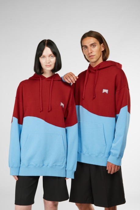 Camper AU Hoodie Burgundy And Blue Unisex Hoodie New Arrivals