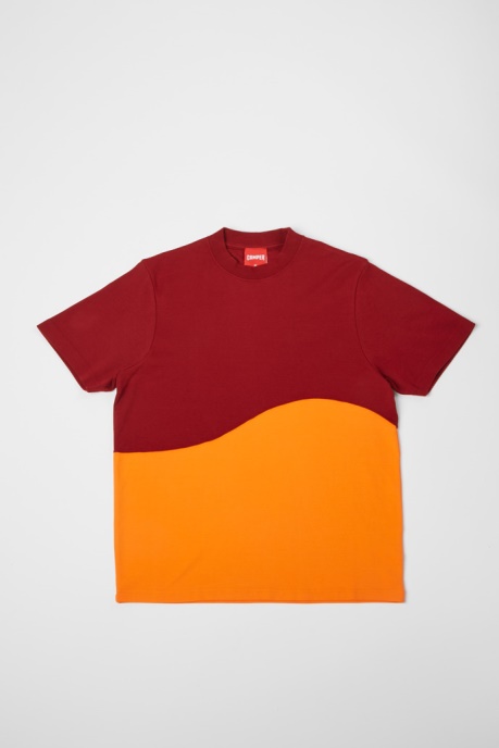 T-Shirt Burgundy And Orange Unisex T-Shirt Exclusive Camper AU