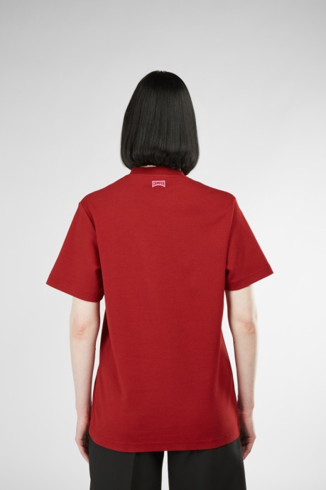 Design T-Shirt Burgundy And Pink Printed Unisex T-Shirt Camper AU