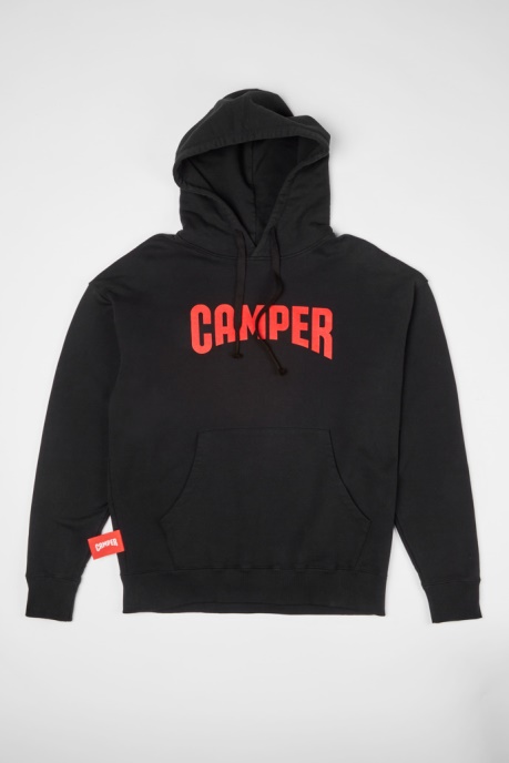 Hoodie Black Hoodie With Camper AU Logo