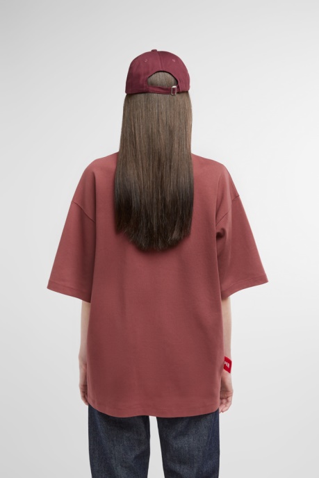 T-Shirt Burgundy T-Shirt With Camper AU Logo