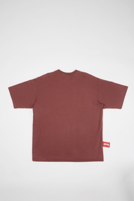 T-Shirt Burgundy T-Shirt With Camper AU Logo