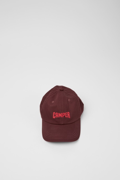 Cap Burgundy Cap With Camper AU Logo