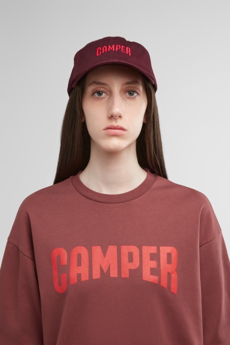 Cap Burgundy Cap With Camper AU Logo