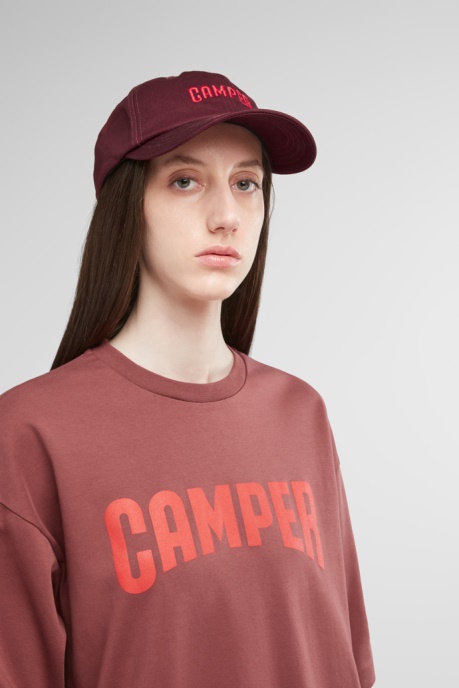 Cap Burgundy Cap With Camper AU Logo