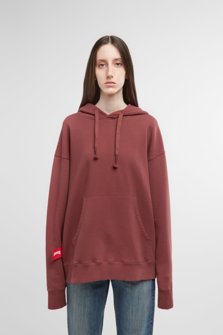Hoodie Burgundy Hoodie With Harness Driver Print Exclusive Camper AU