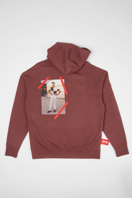 Hoodie Burgundy Hoodie With Harness Driver Print Exclusive Camper AU