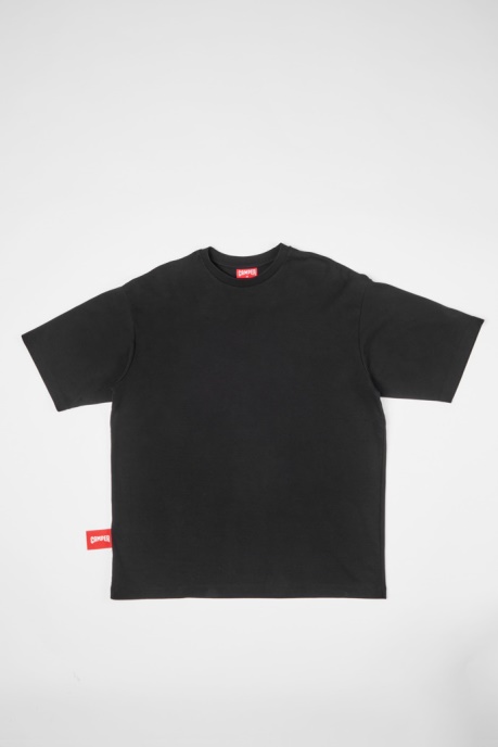 Exclusive Camper AU T-Shirt Black T-Shirt With Horse Print At Back