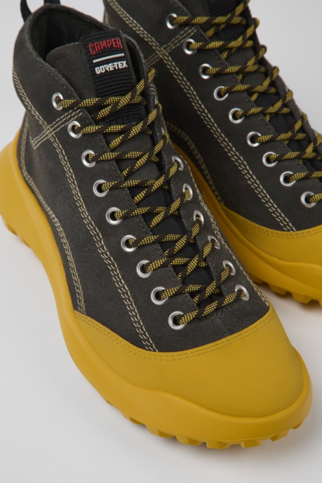 Crclr Gore-Tex Gray Nubuck And Textile Sneakers For Women Camper AU New Arrivals