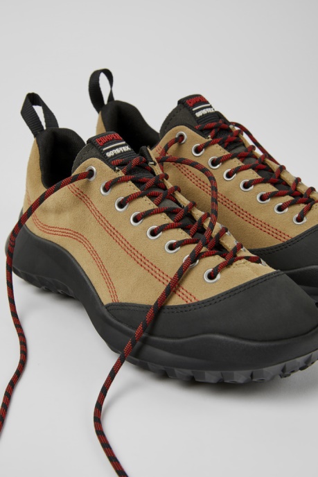 Camper AU Crclr Gore-Tex Beige Nubuck And Textile Sneakers For Women New Arrivals