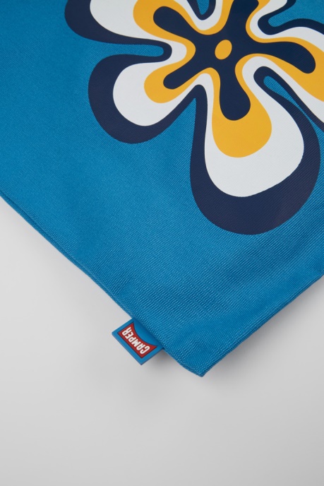 Conmigo Blue Recycled Cotton Tote Bag Camper AU New Arrivals