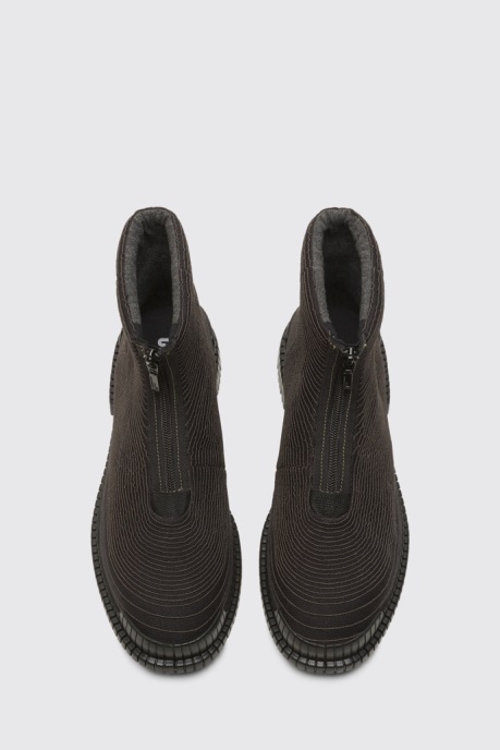 Exclusive Camper AU Pix Tencel Black Boot For Women With Zip