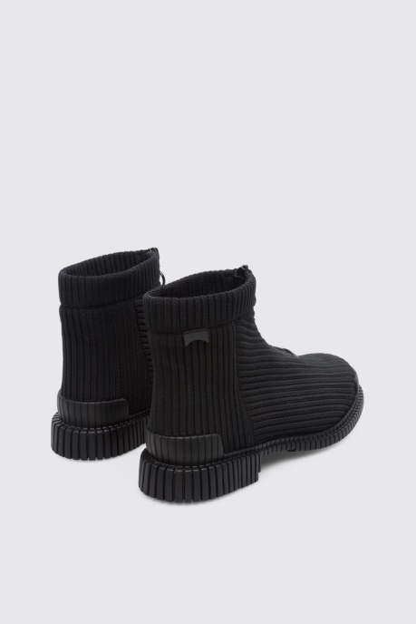 Camper AU Design Pix Black Ankle Boots For Women