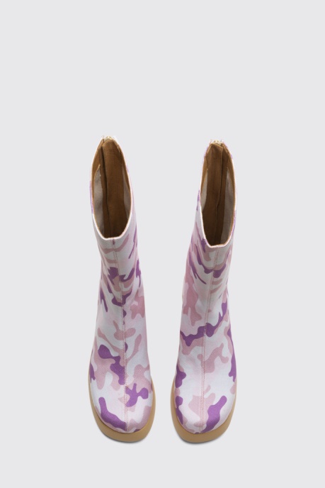 Design Ssense & Petra Collins Camouflage High Boots For Women Camper AU