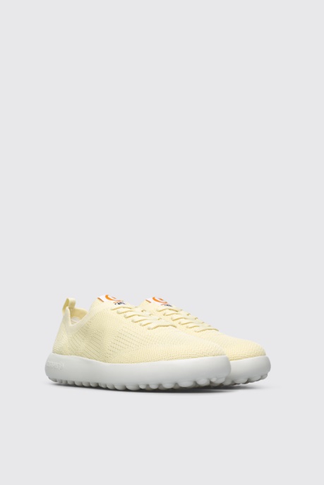 Camper AU Pelotas Xlite Yellow Sneaker For Women New Arrivals