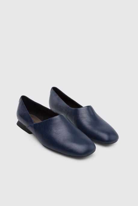 Design Casi Myra Women's Blue Ballerina Shoe Camper AU