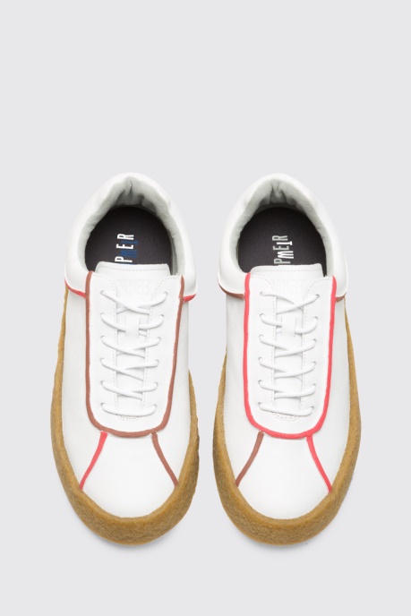 Camper AU Twins Men's White Lace Up Twins Shoe New Arrivals