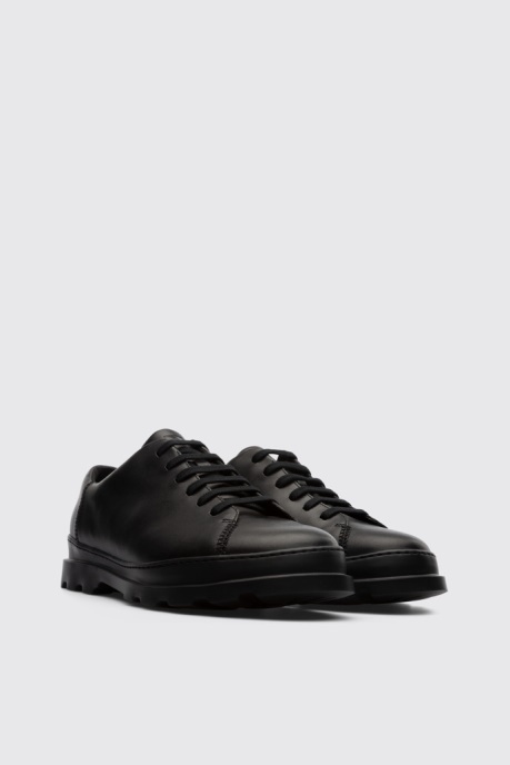 Camper AU Brutus Black Lace Up Shoe For Men New Arrivals