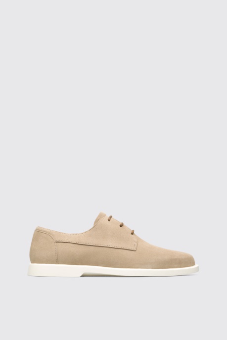 Camper AU Design Judd Beige Lace-Up Shoe For Men