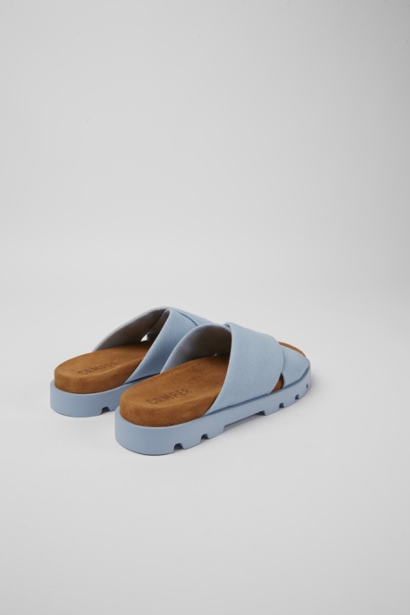 Brutus Sandal Light Blue Recycled Cotton Sandals For Women Exclusive Camper AU