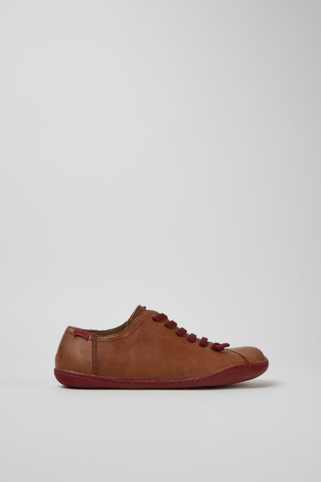 Peu Brown Leather Shoes For Women Camper AU New Arrivals