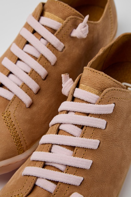 Exclusive Camper AU Peu Brown Leather Shoes For Women