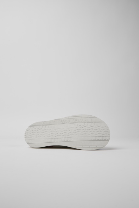 Twins White Printed Leather Shoes For Women Exclusive Camper AU